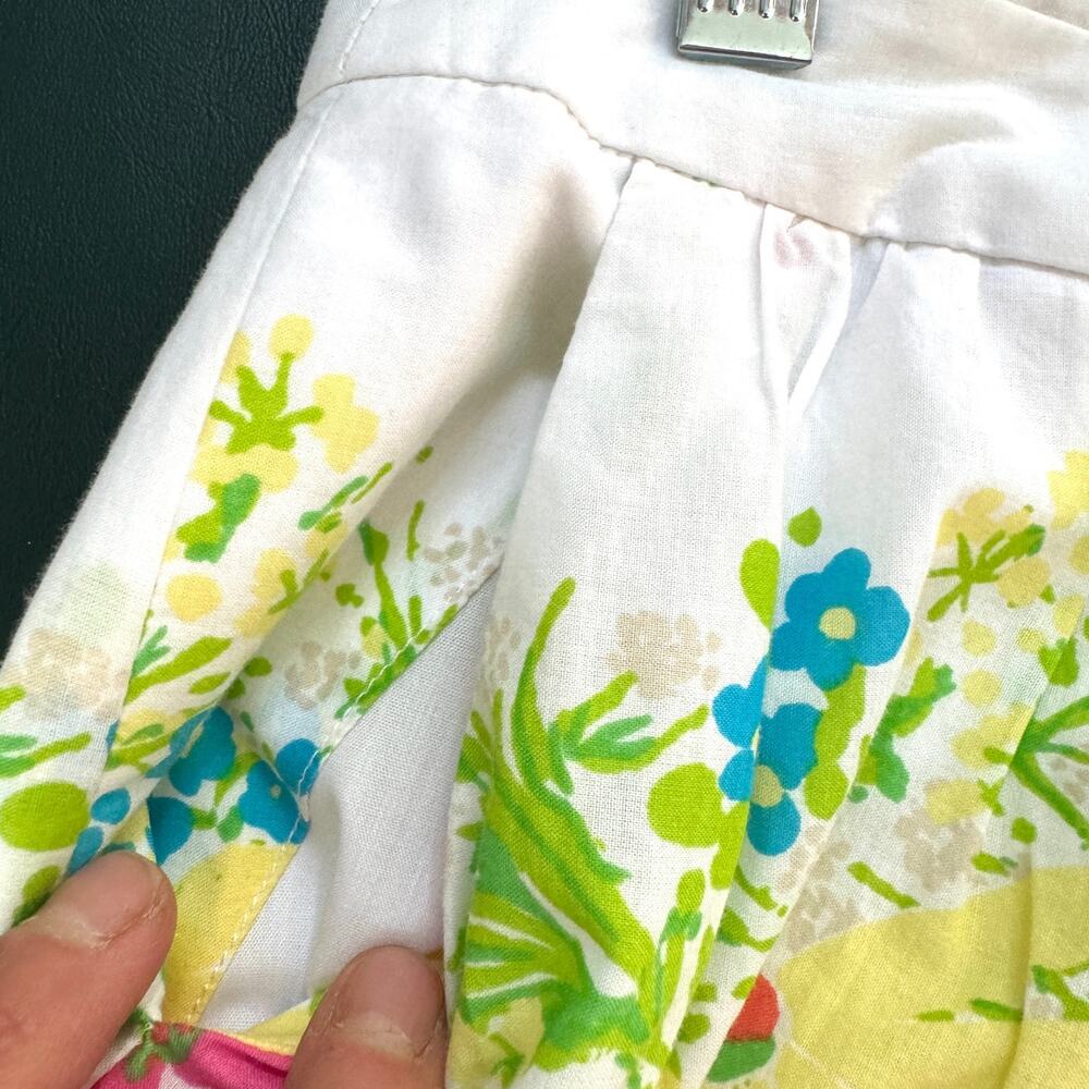Lilly Pulitzer Whitley Floral Skirt Women Sz 10 Pockets Classic Mini 100% Cotton - Picture 5 of 8